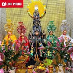 Mão 5 Bà Ngũ Hành - dùng cho tượng cao: 50cm, 60cm, 70cm