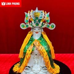 Combo Áo Mão Ông Thần Tiền Kim Sa (Không Kèm Tượng) - Đầy Đủ Kích Cỡ - Đo Vòng Đầu Tượng Lấy Size