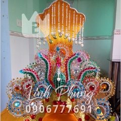 Combo áo + mão cúng bà Châu Đốc 2 Nhà Bè - 1m6 (ni 60cm) - BNS