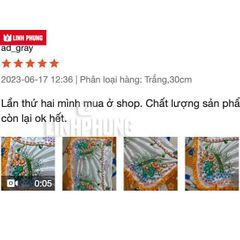 Áo choàng Quan Âm vải nhung đính cườm sen trúc (20cm) - Mã: QAK20 Decor Decor Phòng Trang Trí Nhà