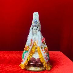 Combo áo nhung + mão Quan Âm hột (size tượng 20cm, 30cm, 40cm) - Mã: QAK, QAH Decor Decor Phòng Trang Trí Nhà Trang Trí