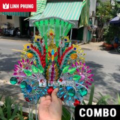 Combo áo choàng & mão bà tượng cao 50cm, 60cm - BNS