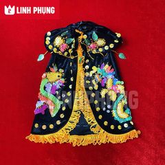 Combo áo mão bà Địa Mẫu tượng cao 30cm, 40cm (Đen) - Mã: BTM Nhung