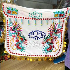 Áo choàng rồng phụng nhung tuyết kết đá - RPD