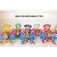 Combo áo mão 5 bà Ngũ Hành Nương Nương tượng cao 20cm - MÃ: NH-CBAM