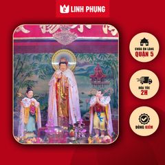 Áo choàng Quan Âm - Chùa Ôn Lăng Quận 5 - 1m6