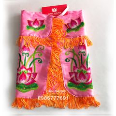 Áo Choàng Quan Âm - Loại Thêu Vải Phi (30cm - 60cm) - Mã: QAT