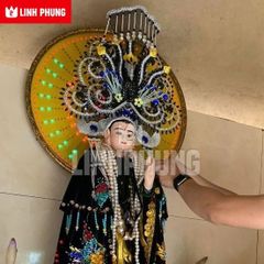 Mão Bà Địa Mẫu BTM, BNS - Tượng Size 1m2 Ni50 (Đen/Vàng)- Linh Phụng - Decor