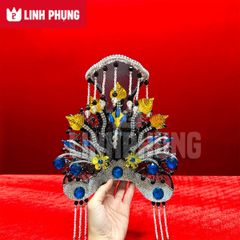 Combo áo mão bà Địa Mẫu tượng cao 30cm, 40cm (Đen) - Mã: BTM Nhung