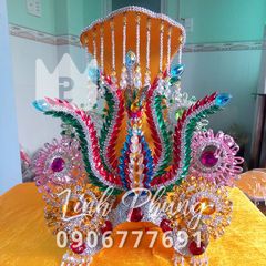 Mão bà Địa Mẫu khung lưới đính đá - BNS