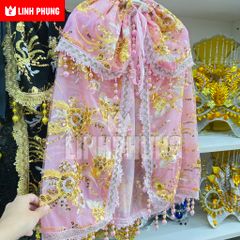 [MỚI] Áo Choàng Voan 2 Lớp - Size: 20-60cm | Phù Hợp Tượng Bà Quan Âm, Địa Mẫu, Chúa Xứ, Ngũ Hành - Mã: CVO, QAV