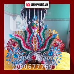 Mão bà Địa Mẫu khung lưới đính đá - BNS