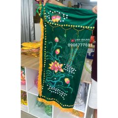 Áo choàng Quan Âm nhung kết cườm - 80cm - QAK