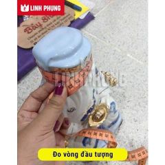 Mão bà Quan Âm hột đá khăn voan trắng (Tượng cao 20cm - 50cm)  Mã: QAHV Decor Decor Phòng Trang Trí Nhà Tranh
