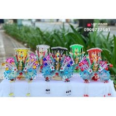 Combo áo mão 5 bà Ngũ Hành Nương Nương tượng cao 30cm,40cm
