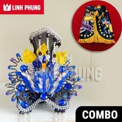Combo áo mão bà Địa Mẫu tượng cao 20cm (Đen) Decor Decor Phòng Trang Trí Nhà Trang Trí