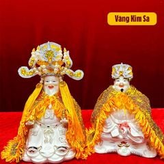 Combo áo mão Thần Tài Thổ Địa (Kim Sa) - Size: 10 - 22 Đồ trang trí  Decor Phòng Trang Trí Nhà