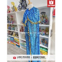 Áo choàng Quan Âm ở chùa Châu Đốc 2 Nhà Bè - 2m5 (loại thêu, nhung)