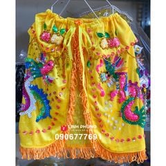 Combo Áo Mão cho tượng bà Chúa Xứ - tượng cao từ 30cm - 60 cm (đỏ, vàng)
