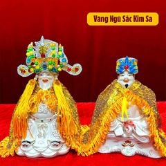 Combo áo mão Thần Tài Thổ Địa (Kim Sa) - Size: 10 - 22 Đồ trang trí  Decor Phòng Trang Trí Nhà