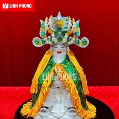 Combo Áo Mão Ông Thần Tiền Kim Sa (Không Kèm Tượng) - Đầy Đủ Kích Cỡ - Đo Vòng Đầu Tượng Lấy Size