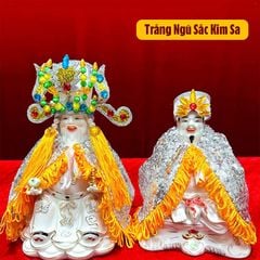 Combo áo mão Thần Tài Thổ Địa (Kim Sa) - Size: 10 - 22 Đồ trang trí  Decor Phòng Trang Trí Nhà