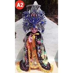 Combo áo mão bà Diêu Trì, Thiên Hậu, Cửu Thiên (Đen/Vàng) - 30cm (Ni 18cm)