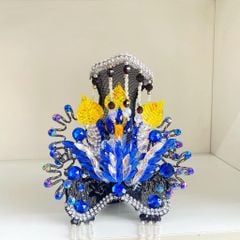 Combo áo mão bà Địa Mẫu tượng cao 20cm ni 16cm (Đen)