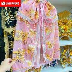[MỚI] Áo Choàng Voan 2 Lớp - Size: 20-60cm | Phù Hợp Tượng Bà Quan Âm, Địa Mẫu, Chúa Xứ, Ngũ Hành - Mã: CVO, QAV