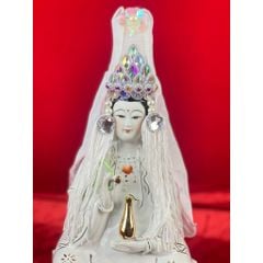Combo áo kim sa & mão cho tượng mẹ Quan Âm cao 40cm (Ni 22cm) - KS9L, QAH