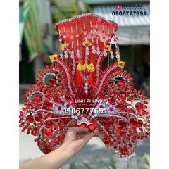Combo áo mão cúng Bà Chúa Xứ Bàu Mướp (Tịnh Biên An Giang) - 1m2 (Ni 50cm) - BTM