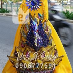 Mão Bà Quan Âm Kiểu Phụng (Trắng/Vàng) - tượng cao 1m6 (Ni 60cm)