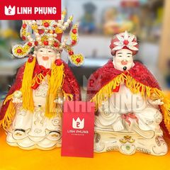 Combo áo mão Thần Tài Thổ Địa Kim Sa - Đồ trang trí Decor Phong thủy Decor Phòng Trang Trí Nhà Phòng Khách