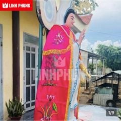 Áo choàng Quan Âm (loại thêu) - Tượng cao 80cm - Mã: QAT80, CST
