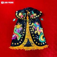 Áo 5 bà Ngũ Hành Nương Nương  - Size: 30cm,40cm (vàng, xanh lá, trắng, đỏ, đen) Decor Decor Phòng Trang Trí Nhà Đồng Tượng