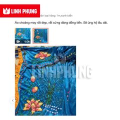 Áo choàng Quan Âm vải nhung trắng Decor Decor Phòng Trang Trí Nhà Đồng