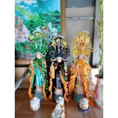 Combo Áo Mão Mẹ Diêu Trì Địa Mẫu (Tượng cao 60cm - 1m) MÃ: CRP BTM BNS