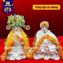 Combo áo mão Thần Tài Thổ Địa (Nhung) - Size: 10 - 22 Đồ trang trí  Decor Phòng Trang Trí Nhà