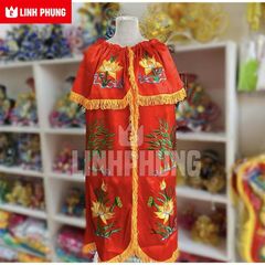 Áo choàng Quan Âm (loại thêu) - Tượng cao 80cm - Mã: QAT80, CST