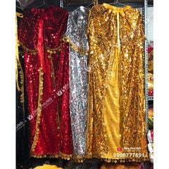 Áo choàng Quan Âm Chứa Chan Gia Lào (Vải kim sa) - KS9L