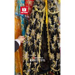 [MỚI] Áo Choàng Cho Tượng Bà - Vải Voan Kim Sa - 2 LỚP - SIZE TƯỢNG 1m-2m5