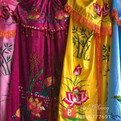 Áo choàng Quan Âm (loại thêu) - Tượng cao từ 1m - 3m5