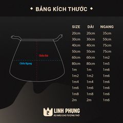 Áo choàng cho tượng Bà (Size: 60cm - 1m8) CRP