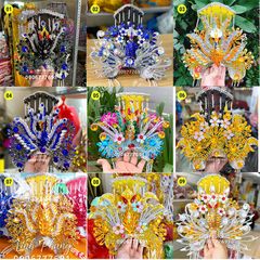 Mão bà Đia Mẫu - tượng cao 40cm (Ni 22cm) - Đen/Vàng
