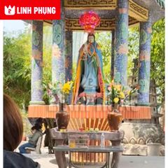 Áo choàng Quan Âm - Chùa Miếu Nổi Gò Vấp (Bên Sông) - Size: 1m8