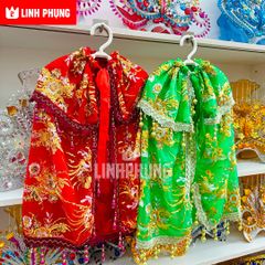 [MỚI] Áo Choàng Voan 2 Lớp - Size: 20-60cm | Phù Hợp Tượng Bà Quan Âm, Địa Mẫu, Chúa Xứ, Ngũ Hành - Mã: CVO, QAV