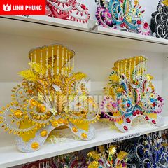 Mão Bà Địa Mẫu BTM, BNS - Tượng Size 1m Ni45 (Đen/Vàng) - Linh Phụng - Decor