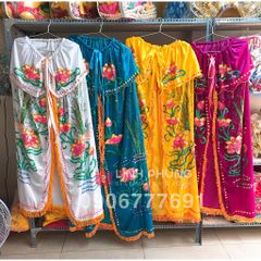 Combo áo QAT 20cm, mão bà 20cm, áo QAK 6t vàng