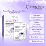  [ My Beauty Diary ] Hộp 6 miếng mặt nạ phục hồi trắng sáng da Repair Duo Brightening Black pearl EX+ Mask nhập khẩu chính hãng Đài Loan 23ml/miếng 