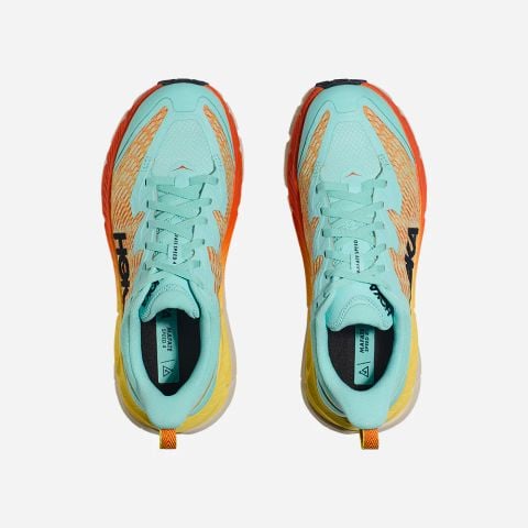  Giày Chạy Trail Nam Nữ Hoka Mafate Speed 4 - Blue Orange 